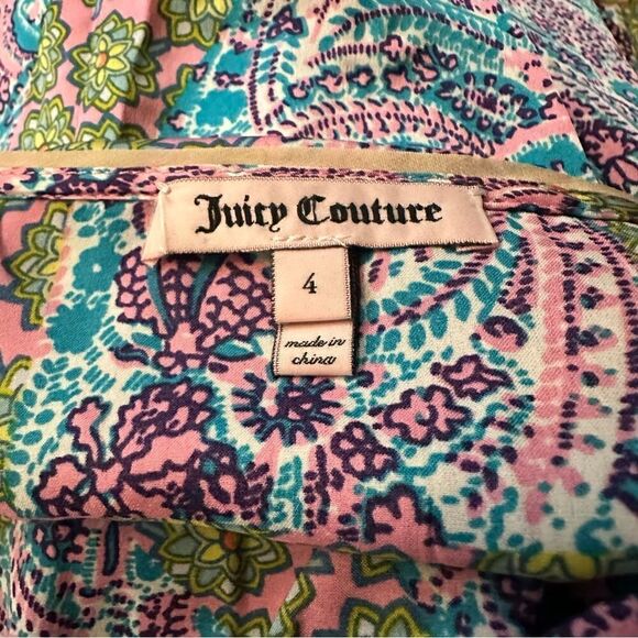 Juicy Couture Imperial Boho Starflower Maxi Dress In Bardot Size 4 - Picture 15 of 15